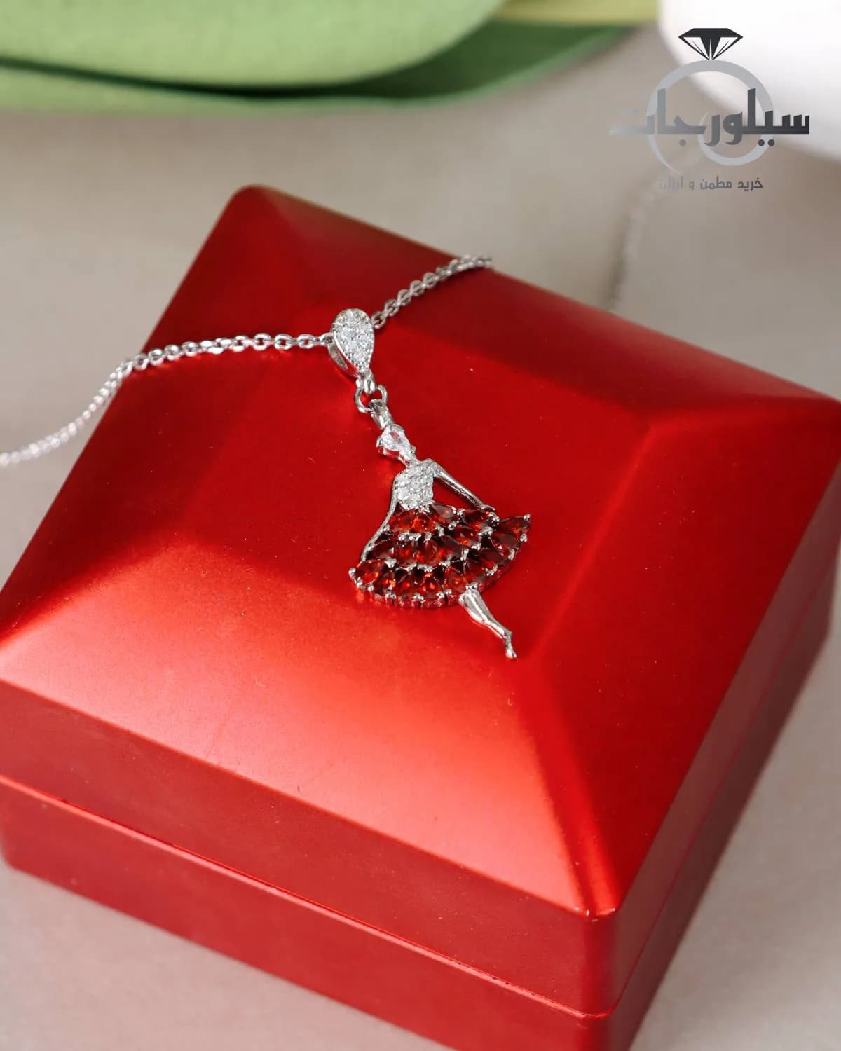 گردن آویز نقره زنانه کد NK01061 — تصویر ۳