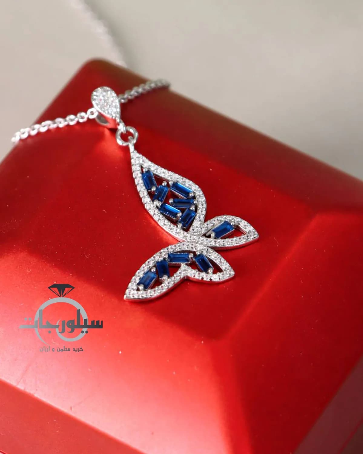 گردن آویز نقره زنانه کد NK01059 — تصویر ۴