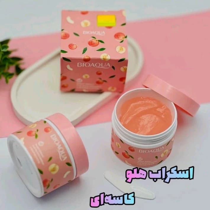 اسکراب و لایه بردار صورت و بدن ژله ای هلو — تصویر ۲