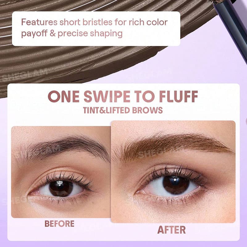 موس ابرو حجم دهنده رنگی شکلات شیگلم | Sheglam Tinted Volumizing Brow Mousse chocolate — تصویر ۲