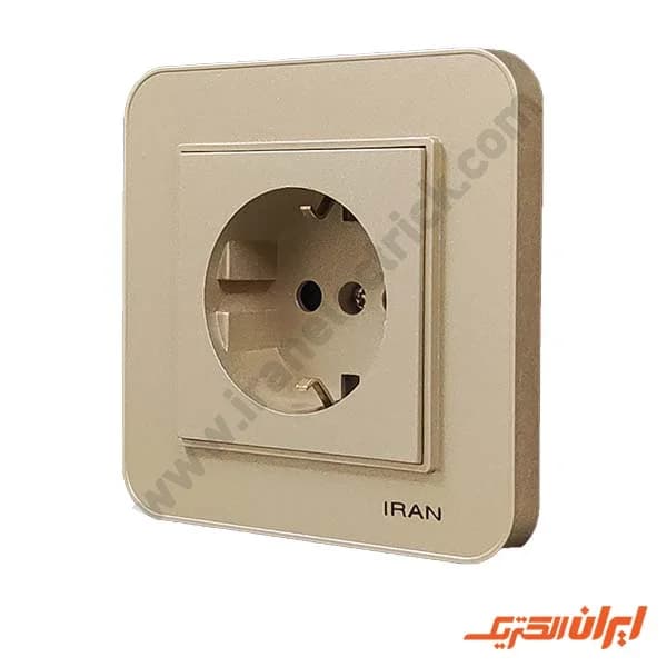 پریز برق ارت دار مدل ارس بژ