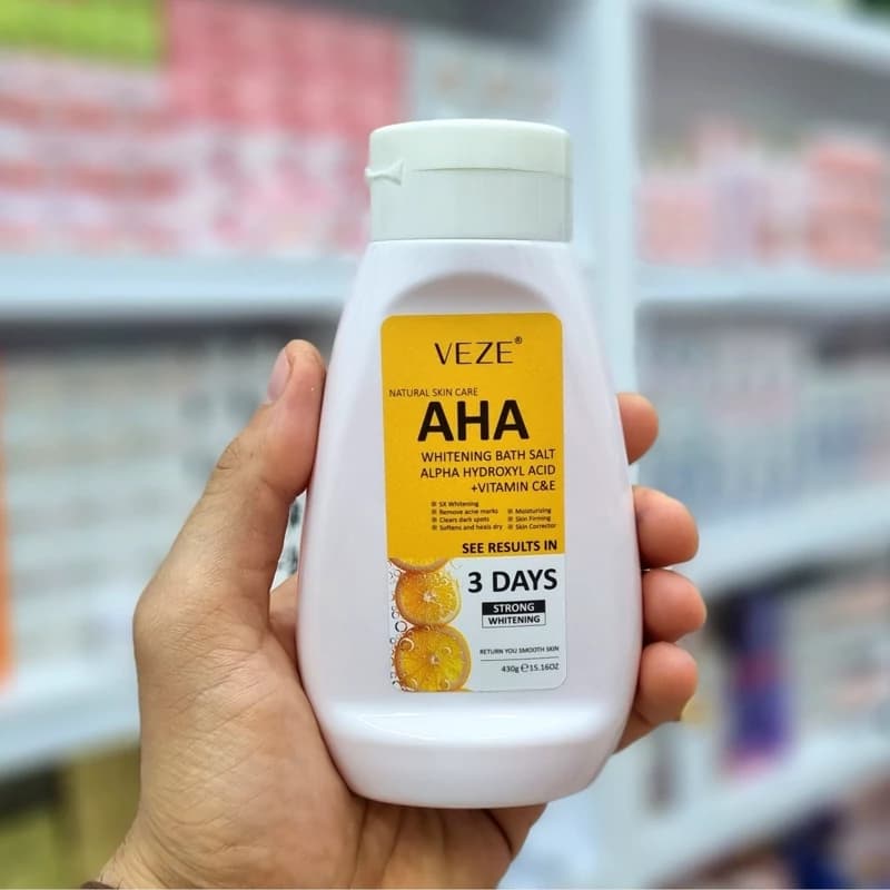 نمک بدن AHA و ویتامین سی روشن کننده