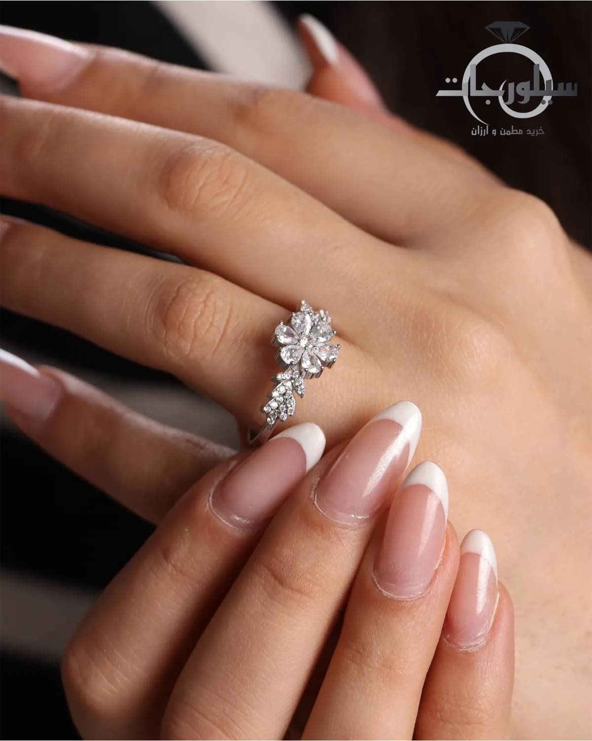 انگشتر نقره زنانه کد RG01101