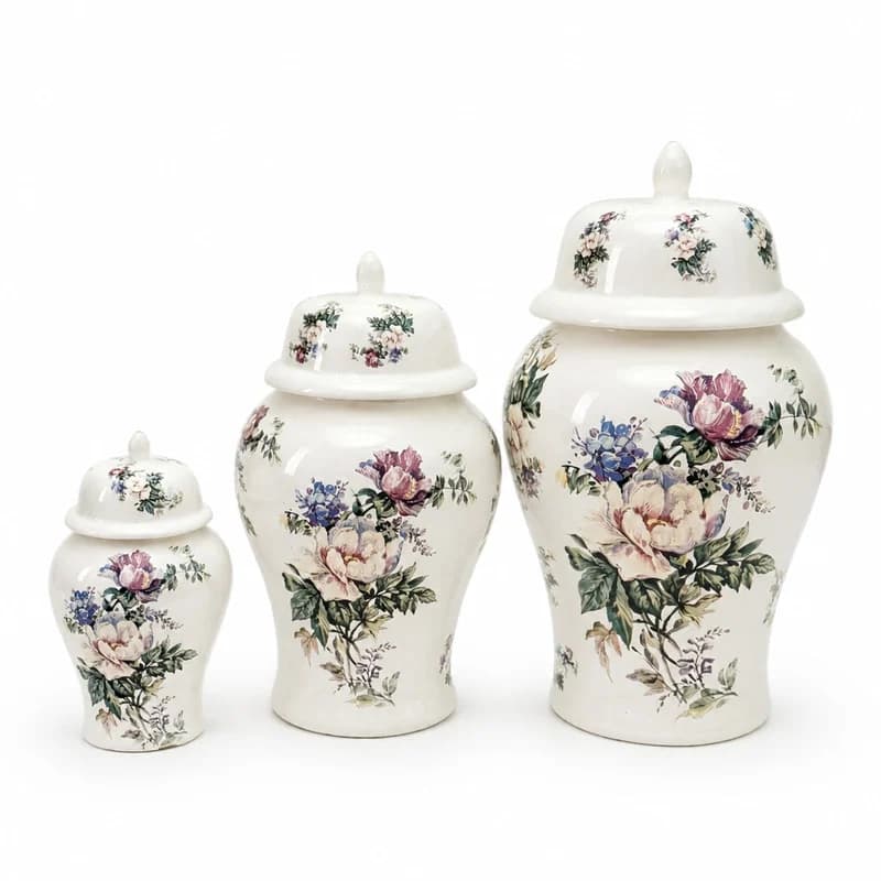بانکه طرح گل بهاری کد 03 مجموعه سه عددی