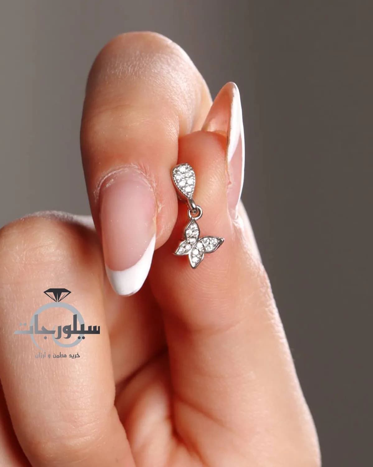 گردن آویز نقره زنانه کد NK01057