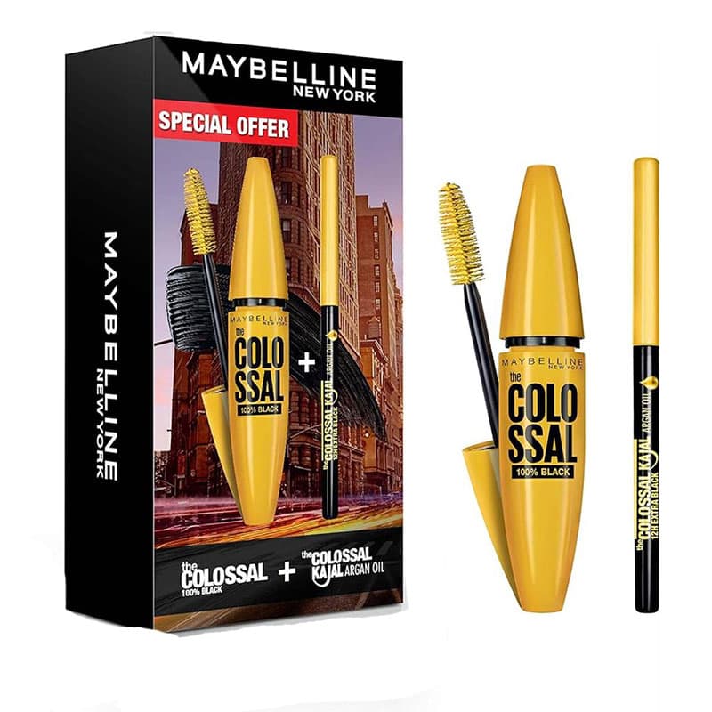 پک ۲ عددی ریمل و مداد چشم colossal maybelln