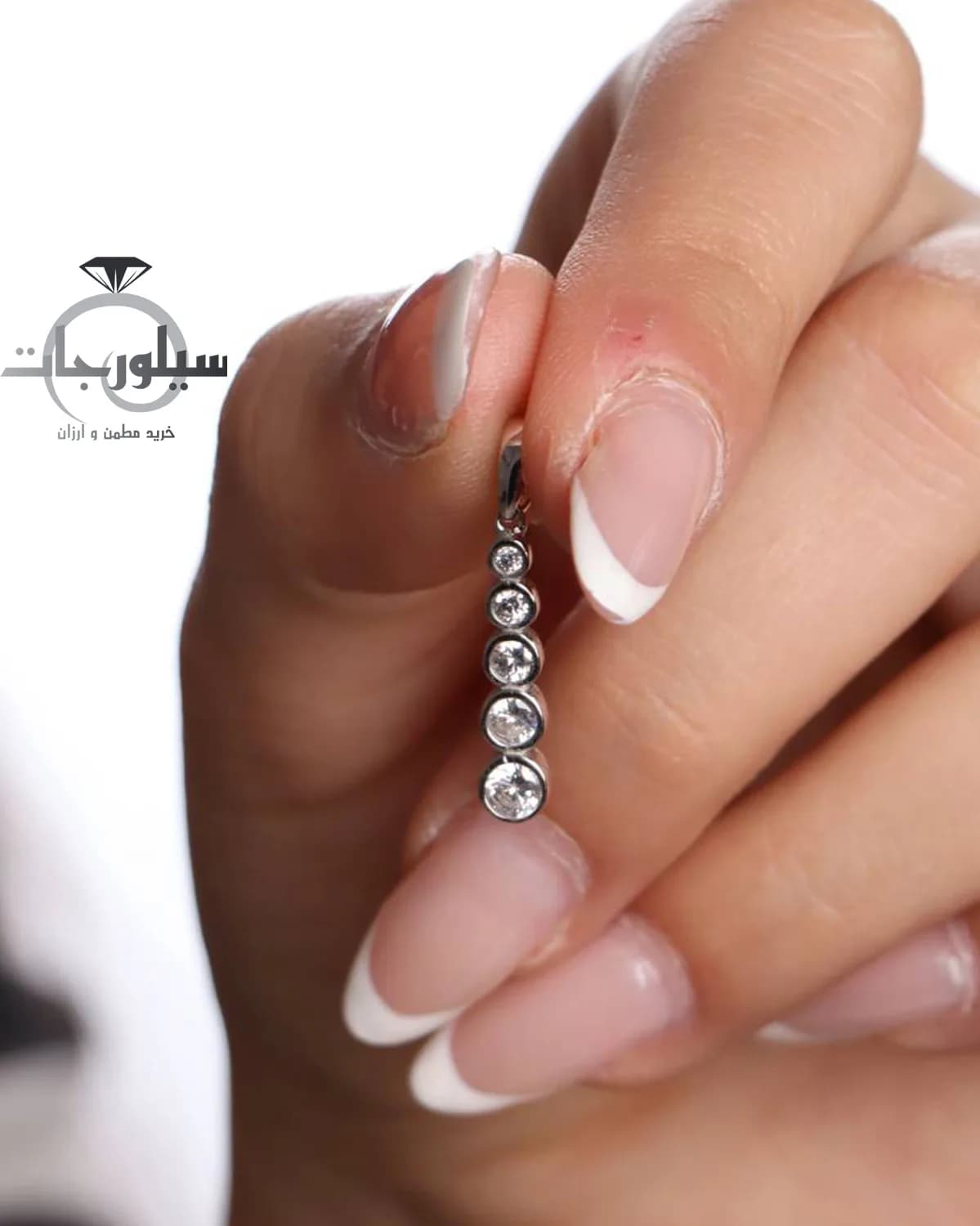 گردن آویز نقره زنانه کد NK01051