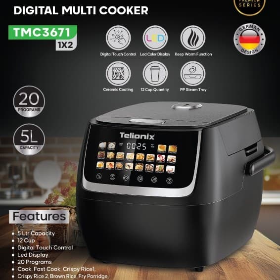 مولتی کوکر دیجیتال تلیونیکس مدل TMC3671 — تصویر ۲