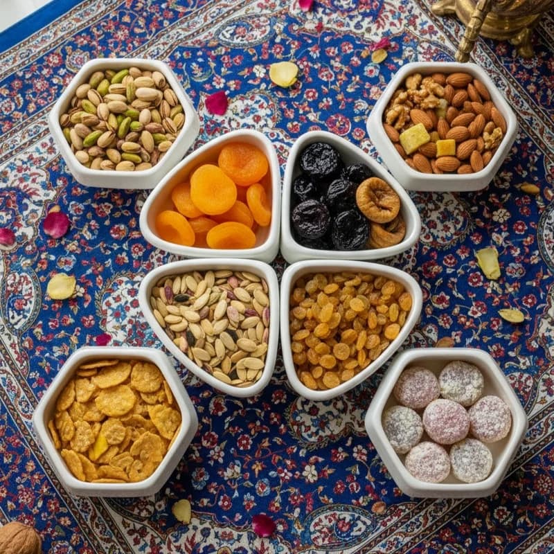 پیاله مدل سرامیکی طرح مثلثی مجموعه ۴ عددی — تصویر ۸