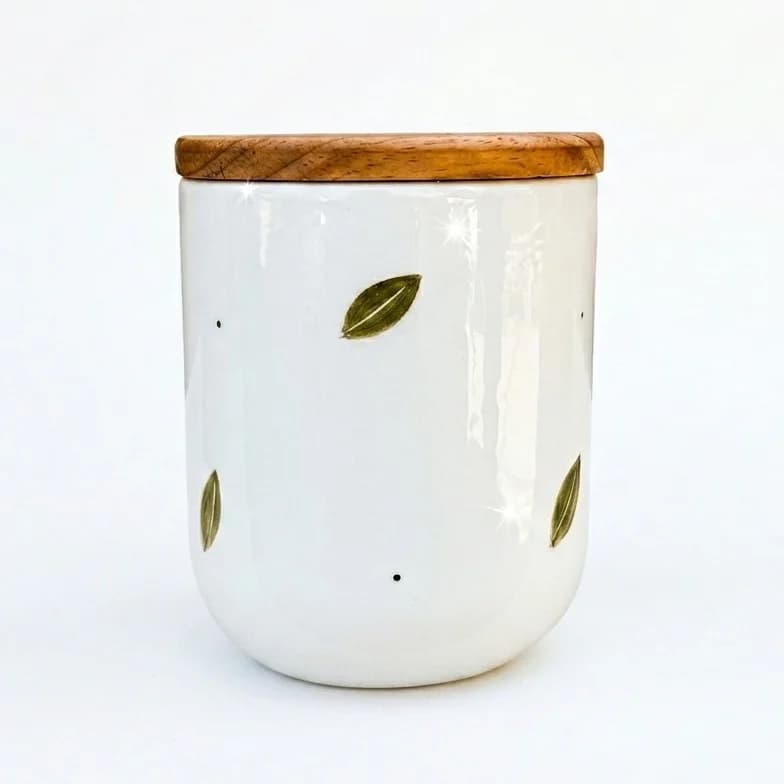 بانکه مدل استوانه ای طرح برگ تکی