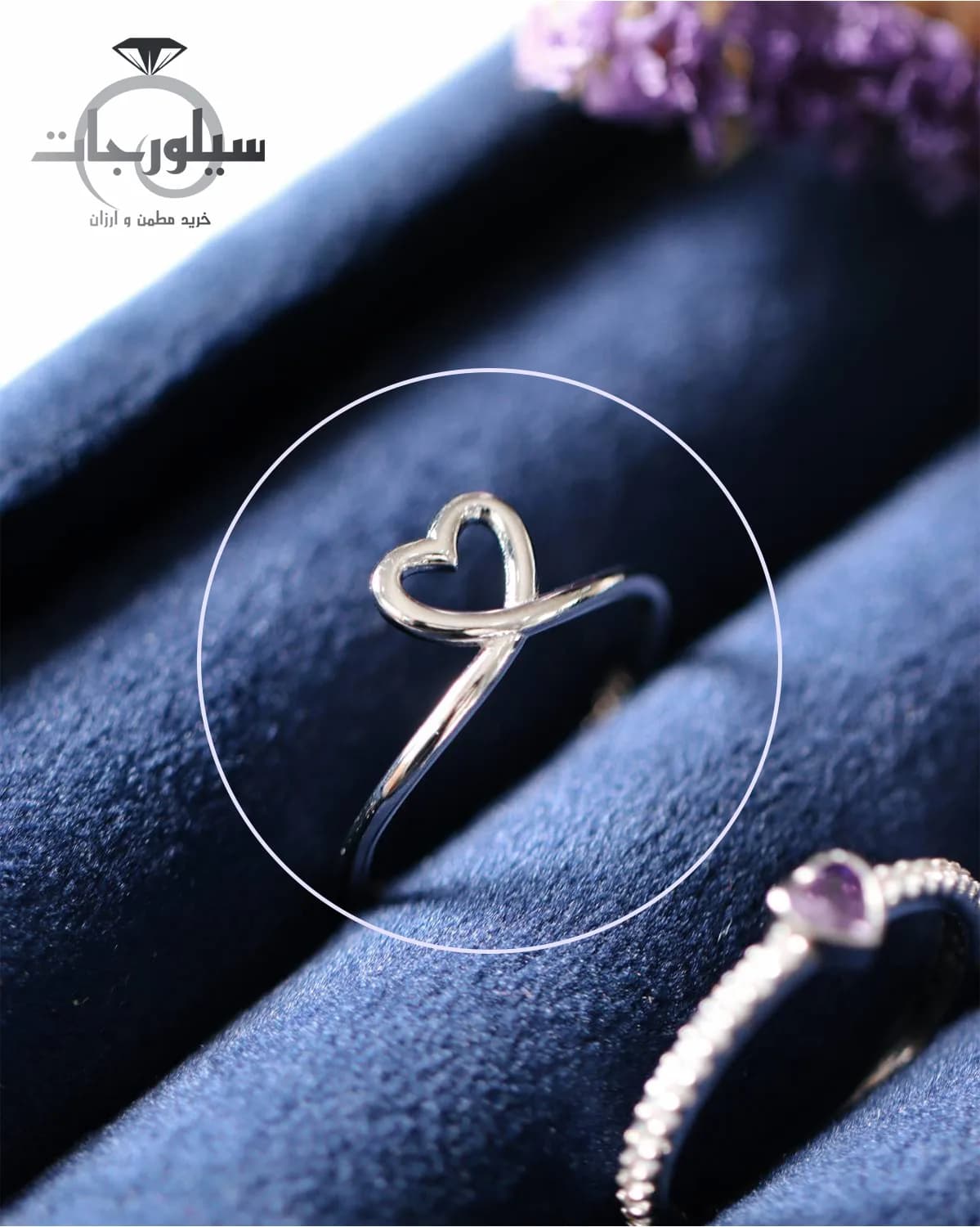 انگشتر نقره زنانه کد RG01088
