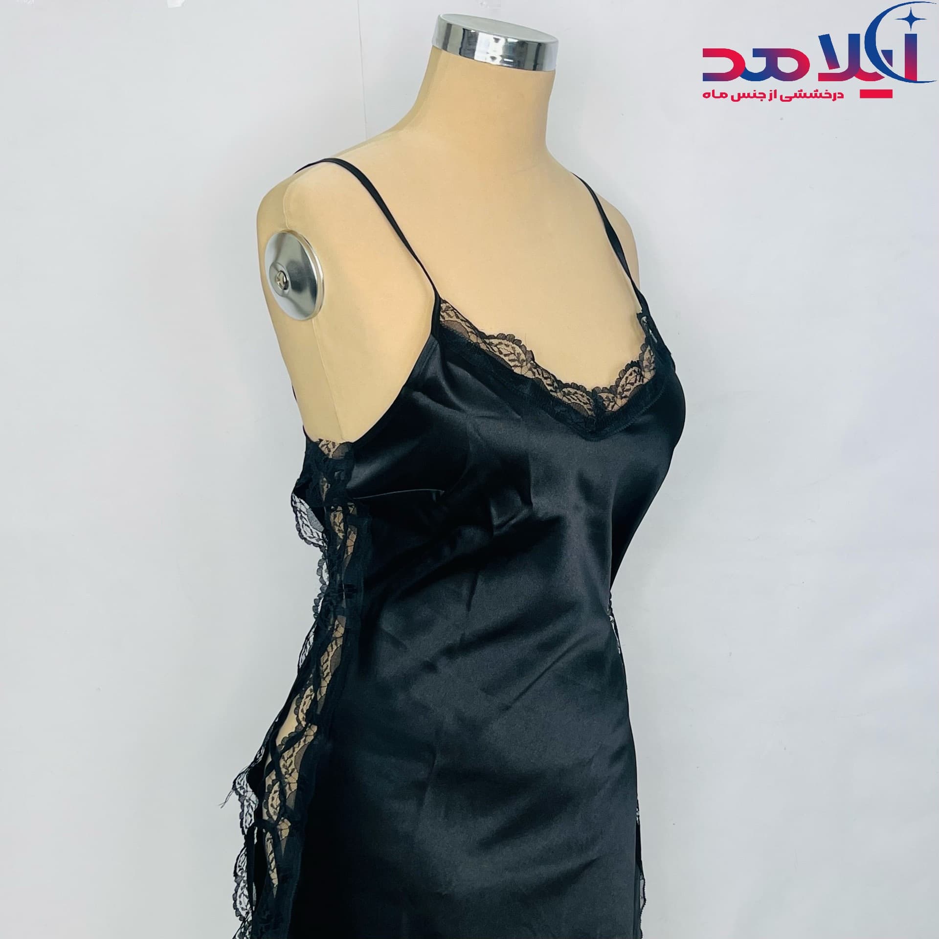 لباس خواب ساتن زنانه آیلامد مدل ۵۵۵۸ | لباس خواب شیک و نرم — تصویر ۲