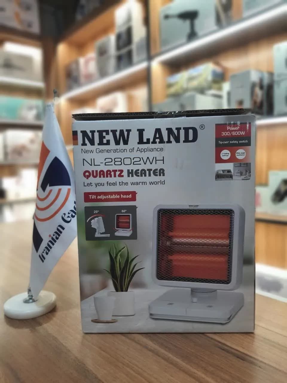 بخاری برقی نیولند New Land مدل Nl-2802Wh -کد7000020008 — تصویر ۲