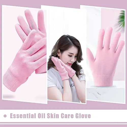 دستکش سیلیکونی مرطوب کننده و رفع خشکی دست SPA GEL GLOVES – کد 340029