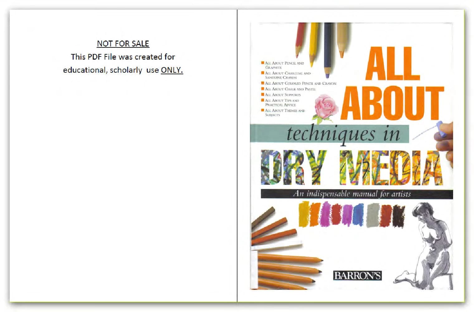 کتاب All About Techniques in Dry Media همه تکنیک‌های مدیاهای خشک | Vicenç Ballestar و Parramon’s Editorial Team | PDF | نسخه انگلیسی