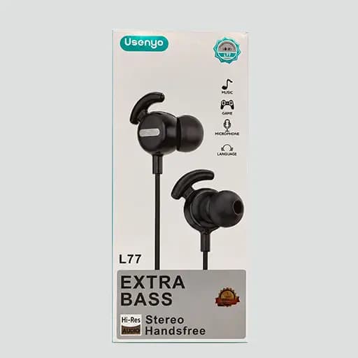هندزفری سیمی Usenyo مدل L77 Extra Bass Stereo Handsfree
