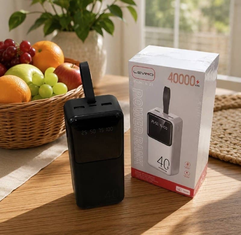 پاوربانک لوینو مدل N-23 ظرفیت 40000 میلی آمپر ساعت — تصویر ۴