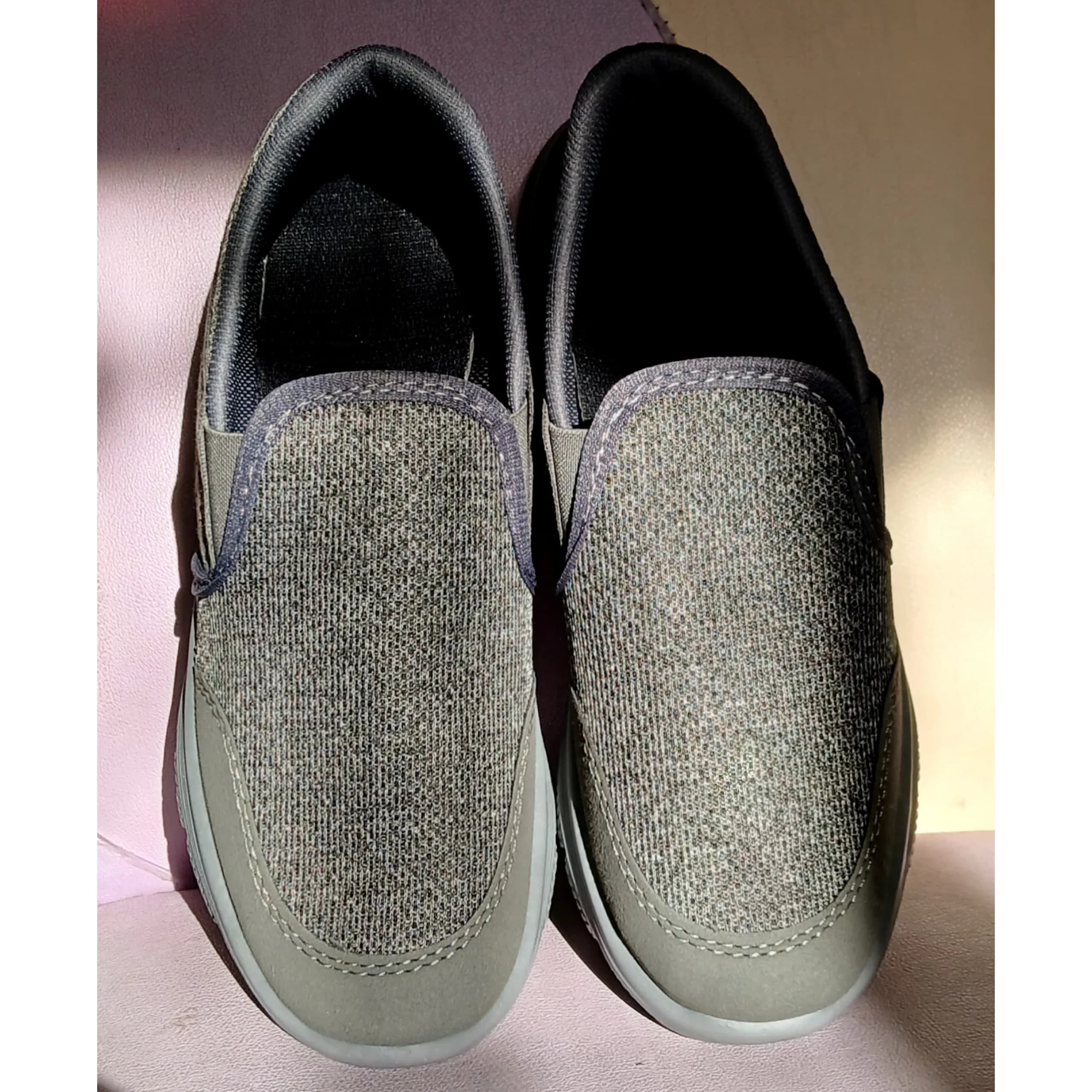 کفش راحتی مردانه اسکیچرز رنگ طوسی زیره pu — تصویر ۸
