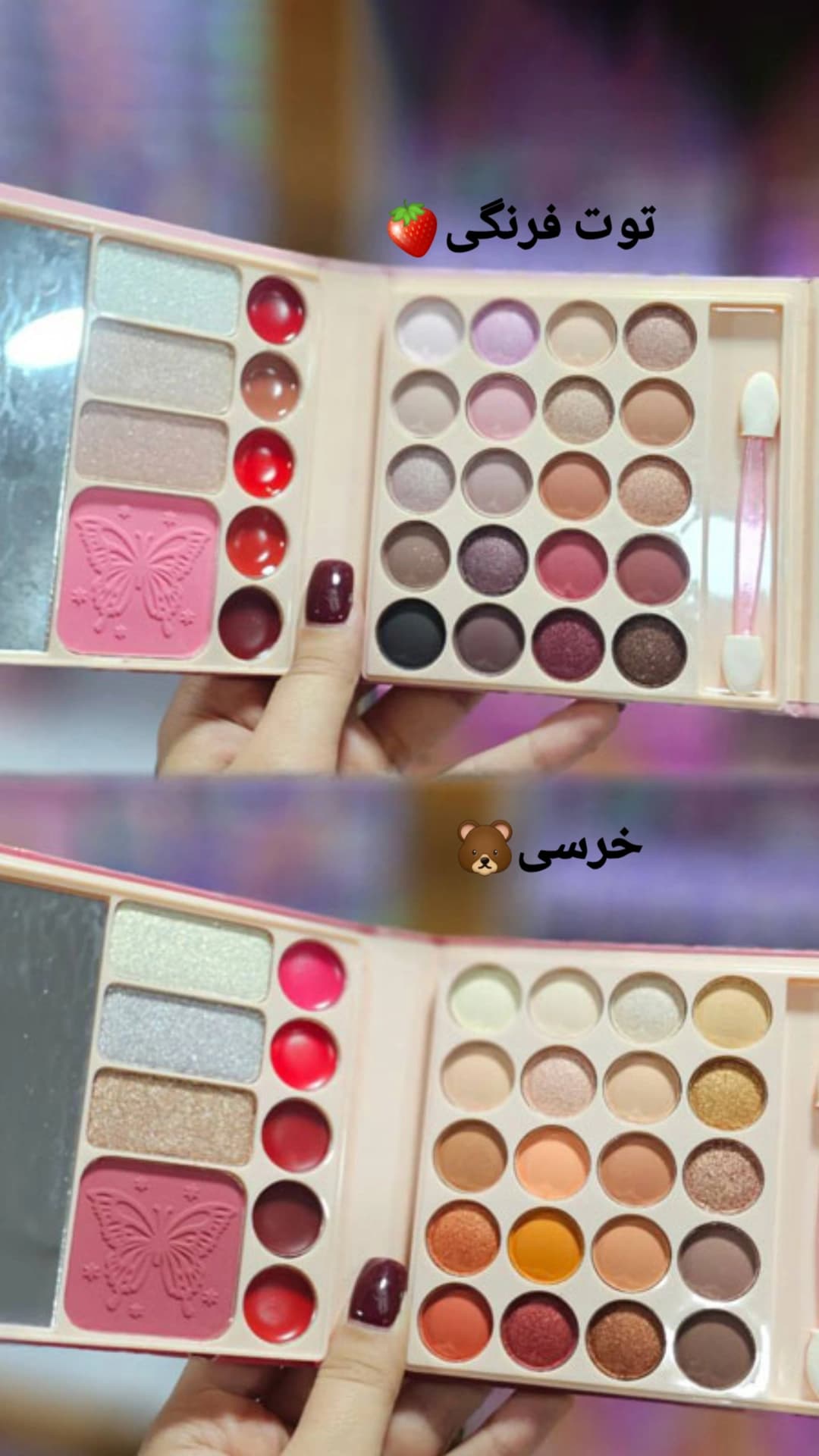 پالت سایه کتابی فانتزی🍑🍓 — تصویر ۲