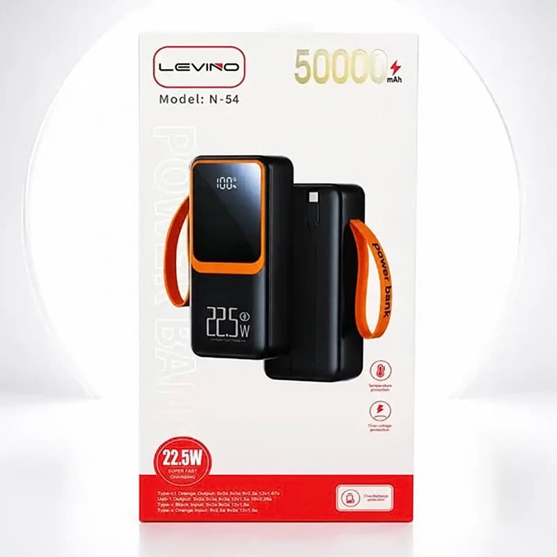 پاوربانک لوینو 50000 مدل N-54 — تصویر ۶