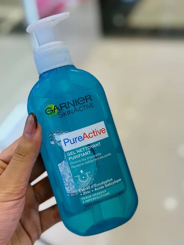 ژل شستشوی صورت گارنیر پوست چرب و مختلط مدل Czysta Skora (pure active)