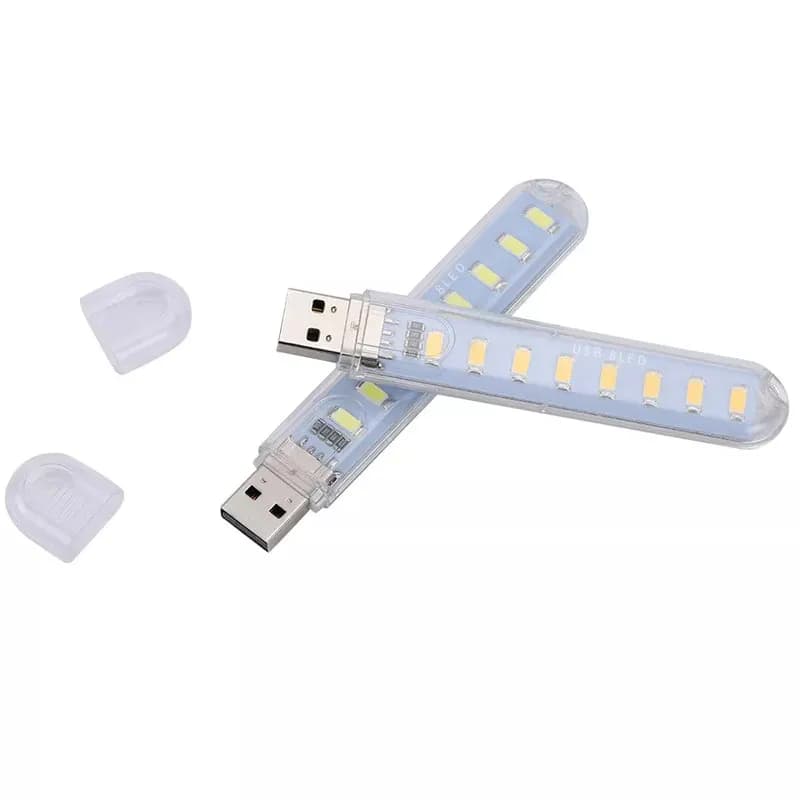 لامپ LED USB مسافرتی مدل 8 چراغ — تصویر ۲