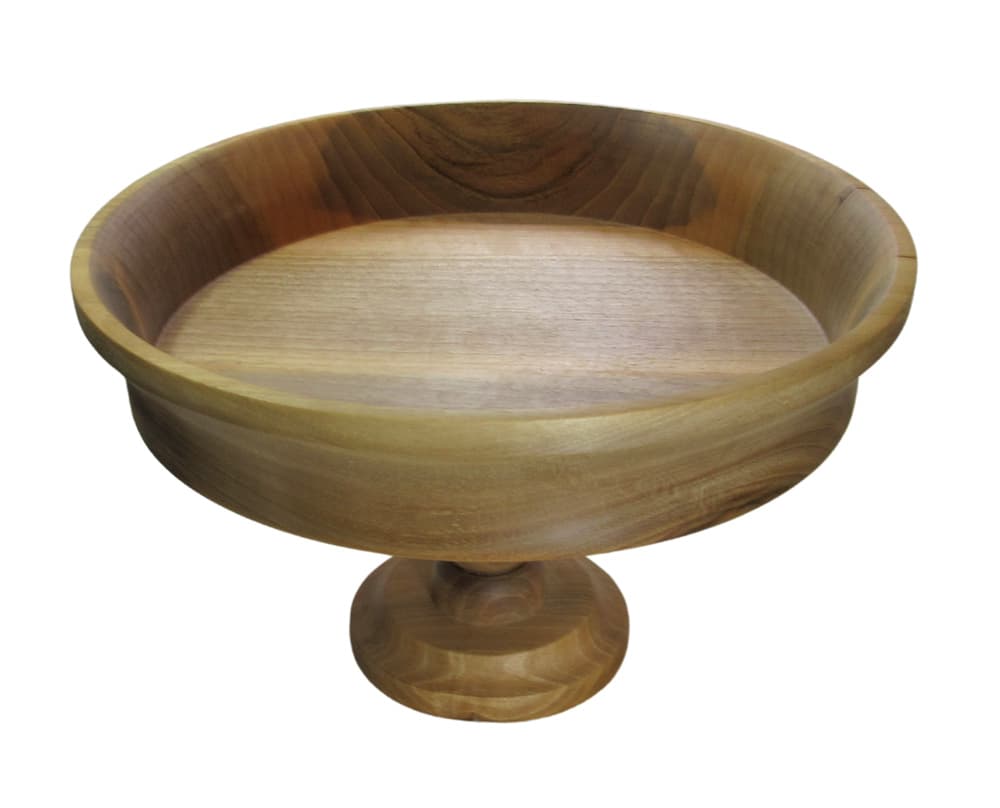 میوه خوری پایه دار چوبی طرح لاله