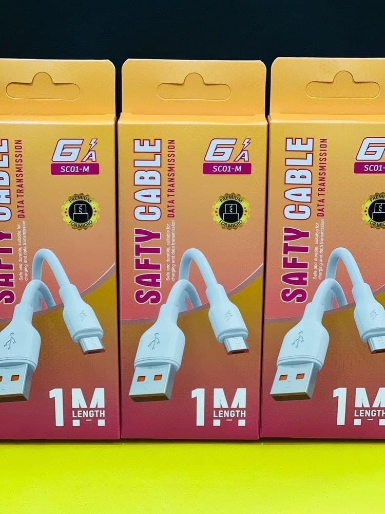 کابل فست شارژ میکرو پورت نارنجی