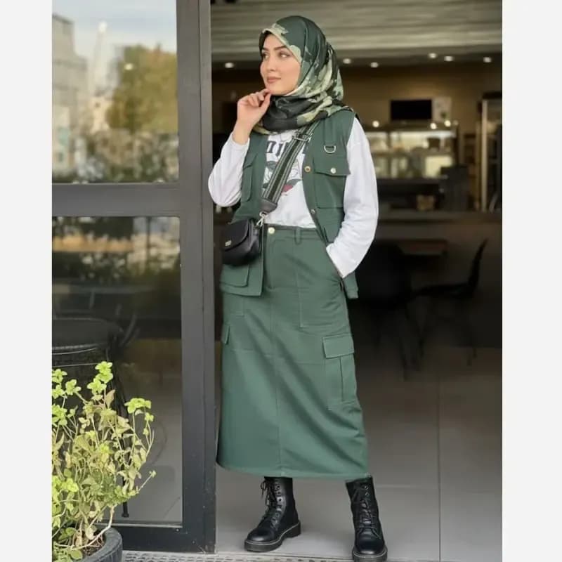 روسری نخ کاستوم طرح آتوسا سایز 140 چرخ دوز — تصویر ۳
