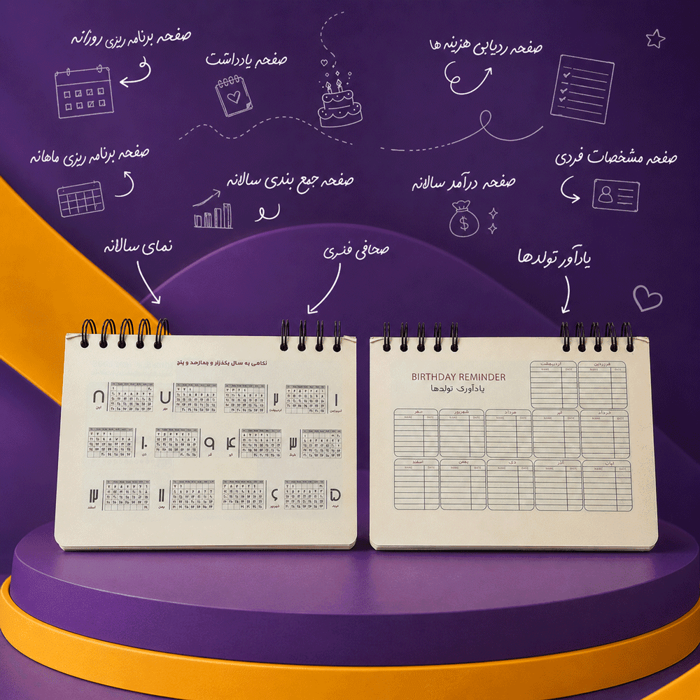 سالنامه پلنری کرافت کد 323 — تصویر ۳