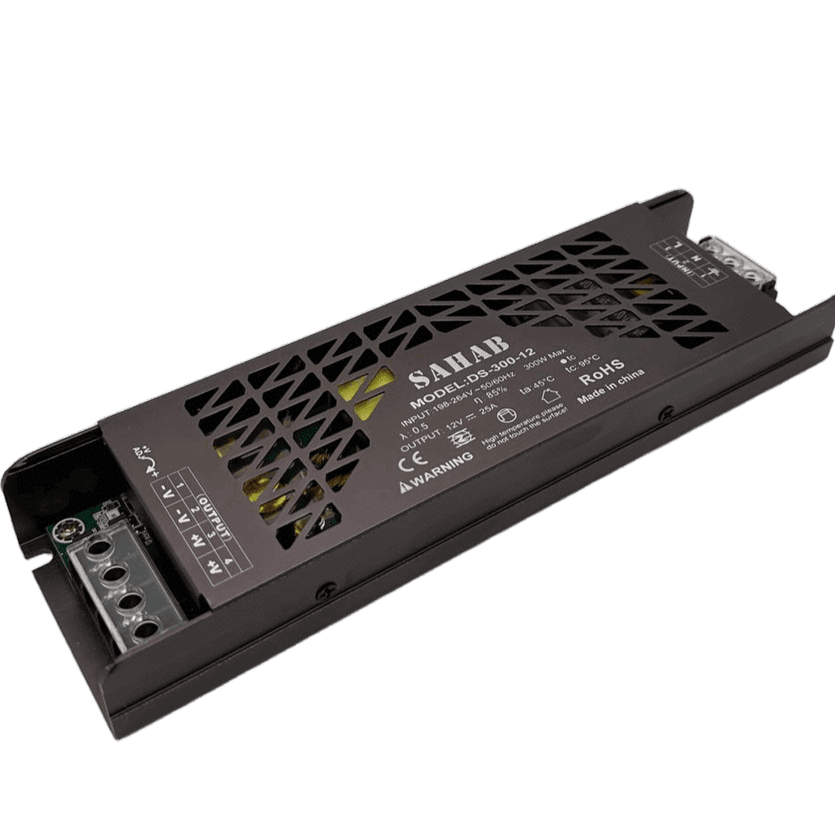 منبع تغذیه مدل 12v-300w-25A