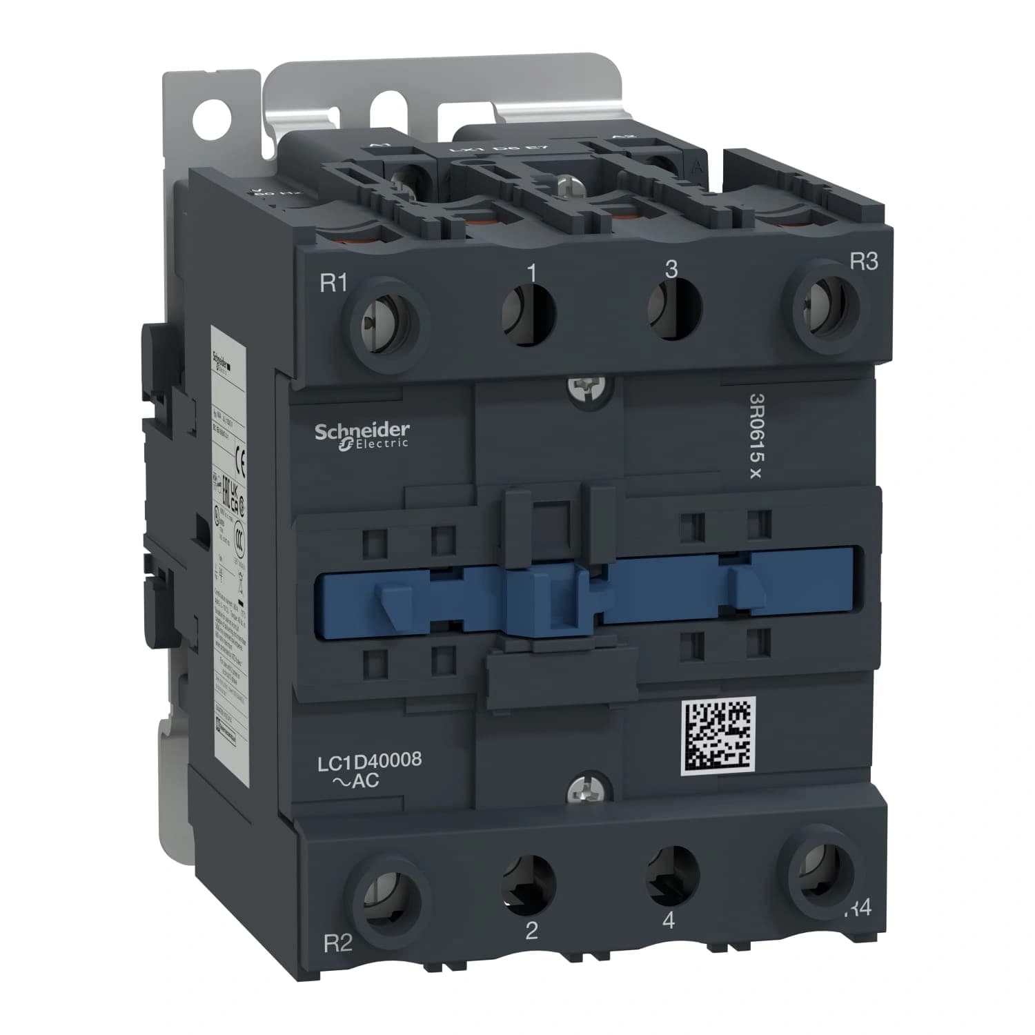کنتاکتور اشنایدر الکتریک TeSys D چهار پل 60 آمپر مدل LC1D40008M7