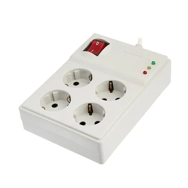محافظ ولتاژ پارت الکتریک مدل چهار خانه کابل 1.8 متری