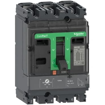 کلید اتوماتیک کامپکت اشنایدر ComPacT NSX100H سه پل 40 آمپر 70kA کد C10H3TM040