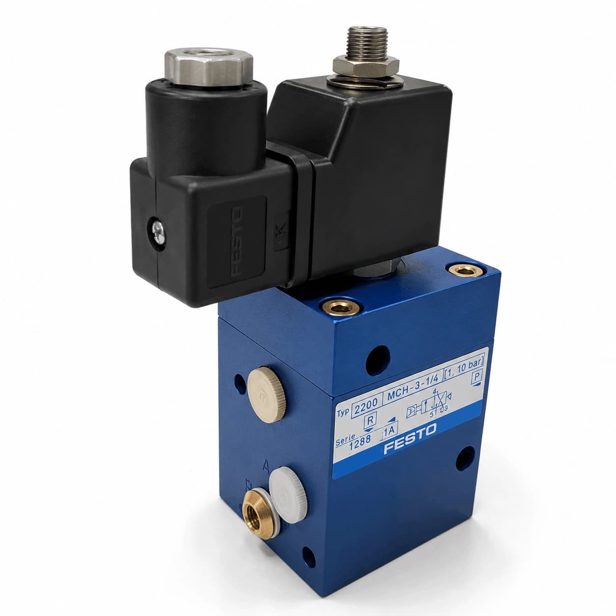 شیر برقی فستو مدل MCH-3-1/4 سایز 1/4 اینچ