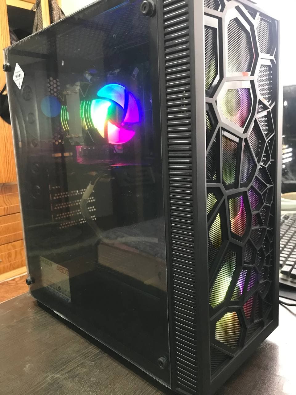 کیس گیمینگ i5-7500 + RX 580 8GB | سیستم گیمینگ اقتصادی استوک — تصویر ۲