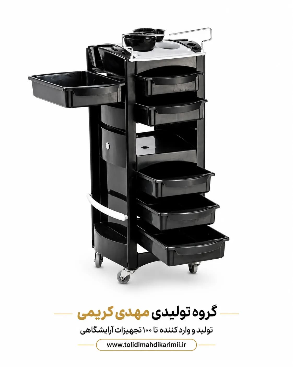 ترولی میکاپ و رنگ آرایشگاهی 2016 — تصویر ۲