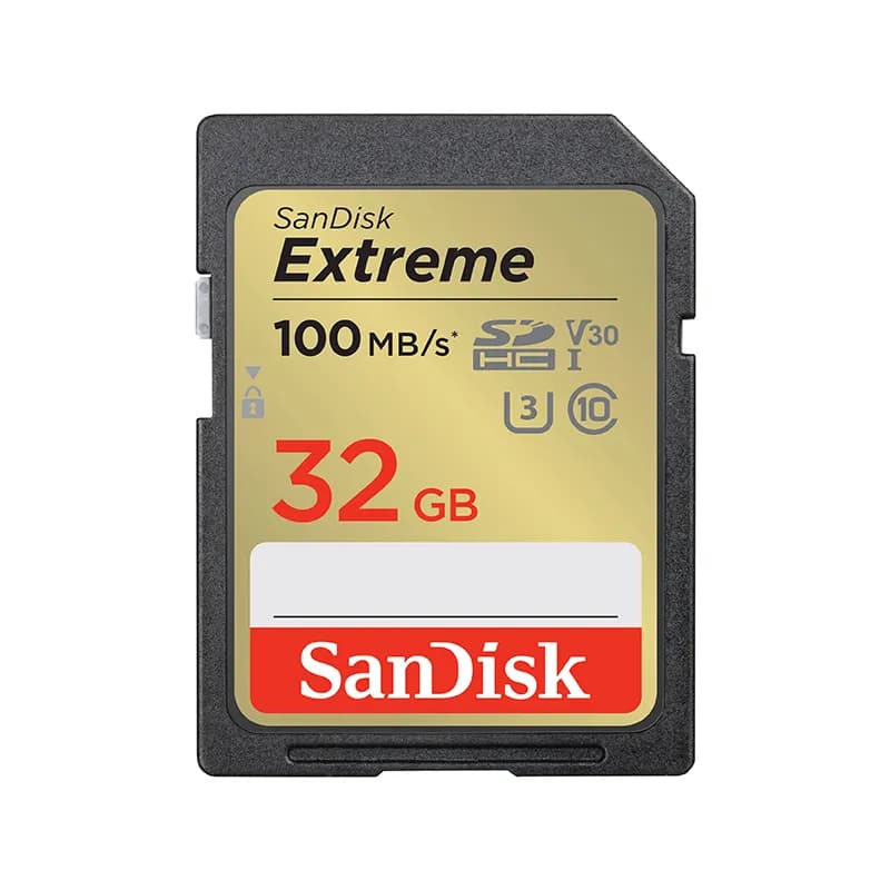 مموری کارت سن دیسک مدل SanDisk extreme sd ظرفیت 32 گیگ — تصویر ۲