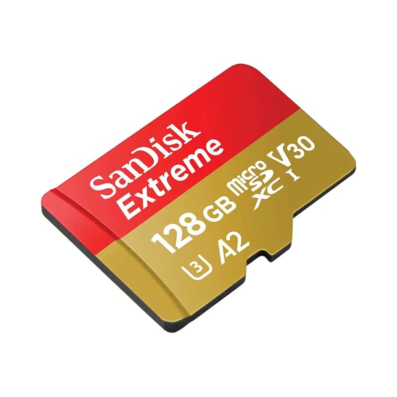 مموری کارت سن دیسک مدل SanDisk extreme micro sd ظرفیت 128 گیگ — تصویر ۳