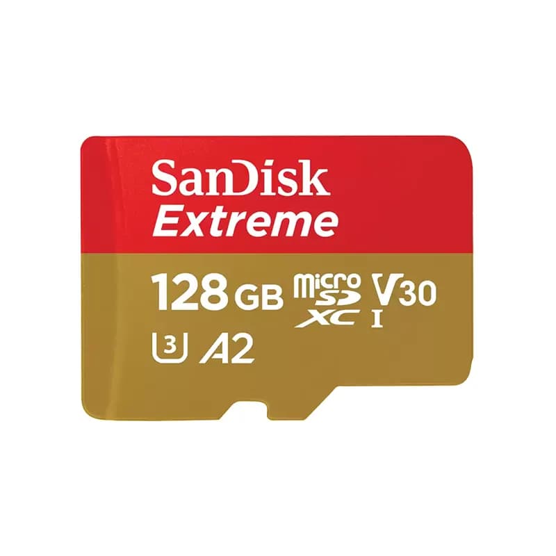 مموری کارت سن دیسک مدل SanDisk extreme micro sd ظرفیت 128 گیگ