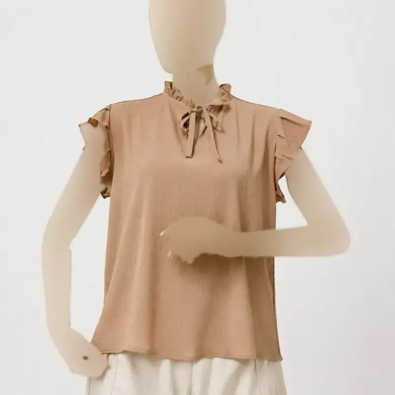 تاپ مجلسی زنانه جنس کریشه کد 1429 — تصویر ۷
