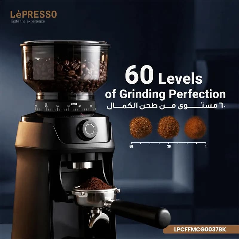 آسیاب قهوه لپرسو مدل LePRESSO LPCFFMCG0037BK — تصویر ۵