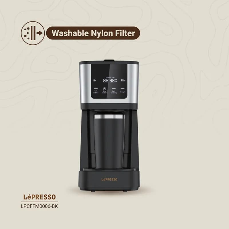 دستگاه قهوه ساز لپرسو مدل LePRESSO LPCFFM0006-BK — تصویر ۷