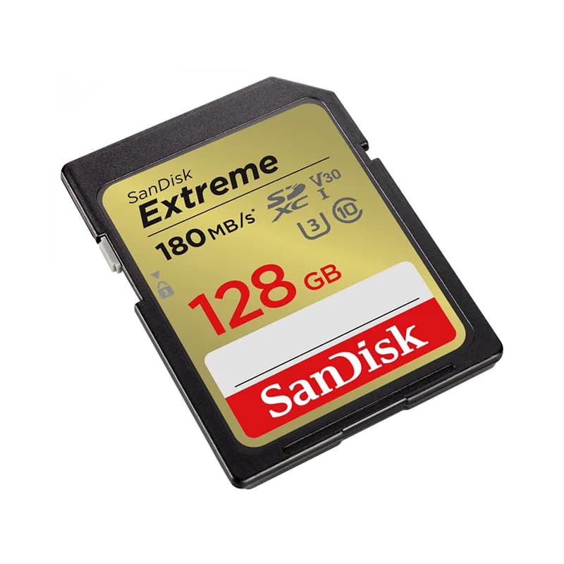 مموری کارت سن دیسک مدل SanDisk extreme sd ظرفیت 128 گیگ — تصویر ۳