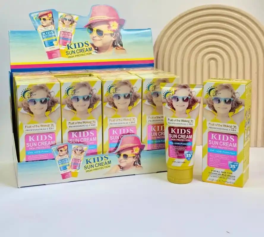 کرم ضد آفتاب بچگانه SPF35 وکالی Wokali — تصویر ۹