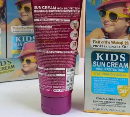 کرم ضد آفتاب بچگانه SPF30 وکالی Wokali — تصویر ۱۲