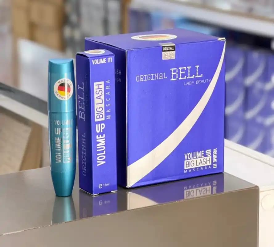 ریمل حجم دهنده پوکه آبی بل BELL — تصویر ۲