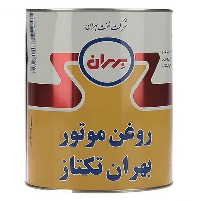 روغن موتور خودرو بهران مدل Taktaz SAE حجم 3.785 لیتر