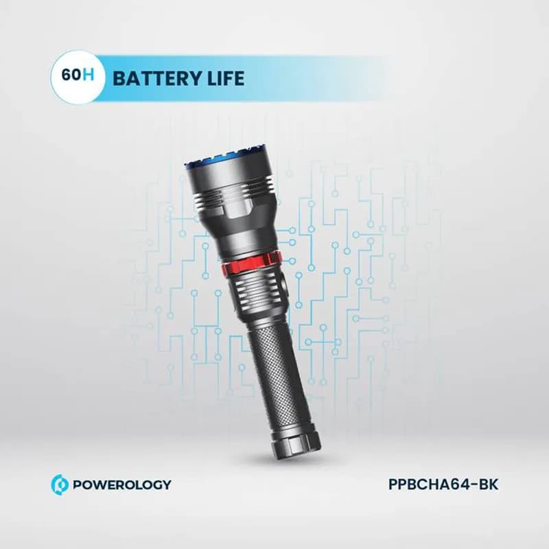 چراغ قوه پاورولوژی مدل POWEROLOGY PPBCHA64-BK — تصویر ۲