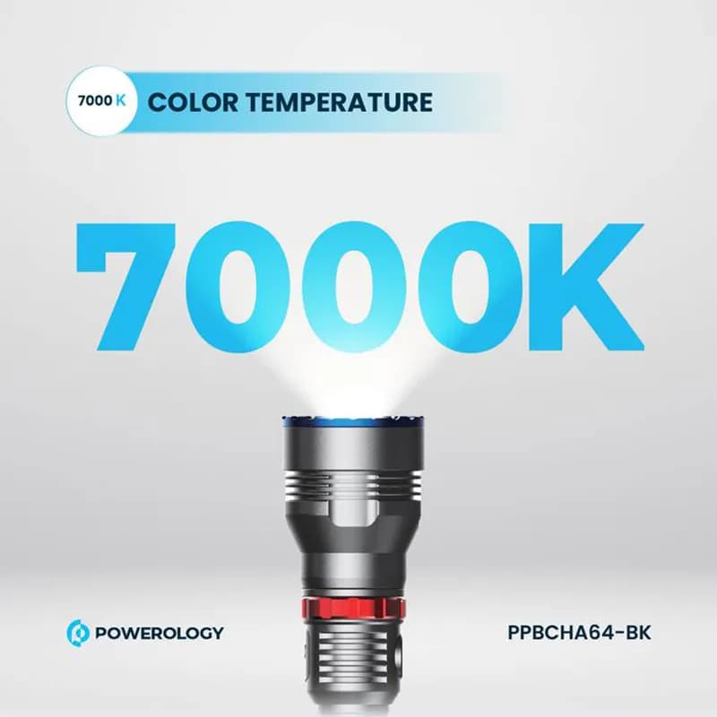 چراغ قوه پاورولوژی مدل POWEROLOGY PPBCHA64-BK — تصویر ۵